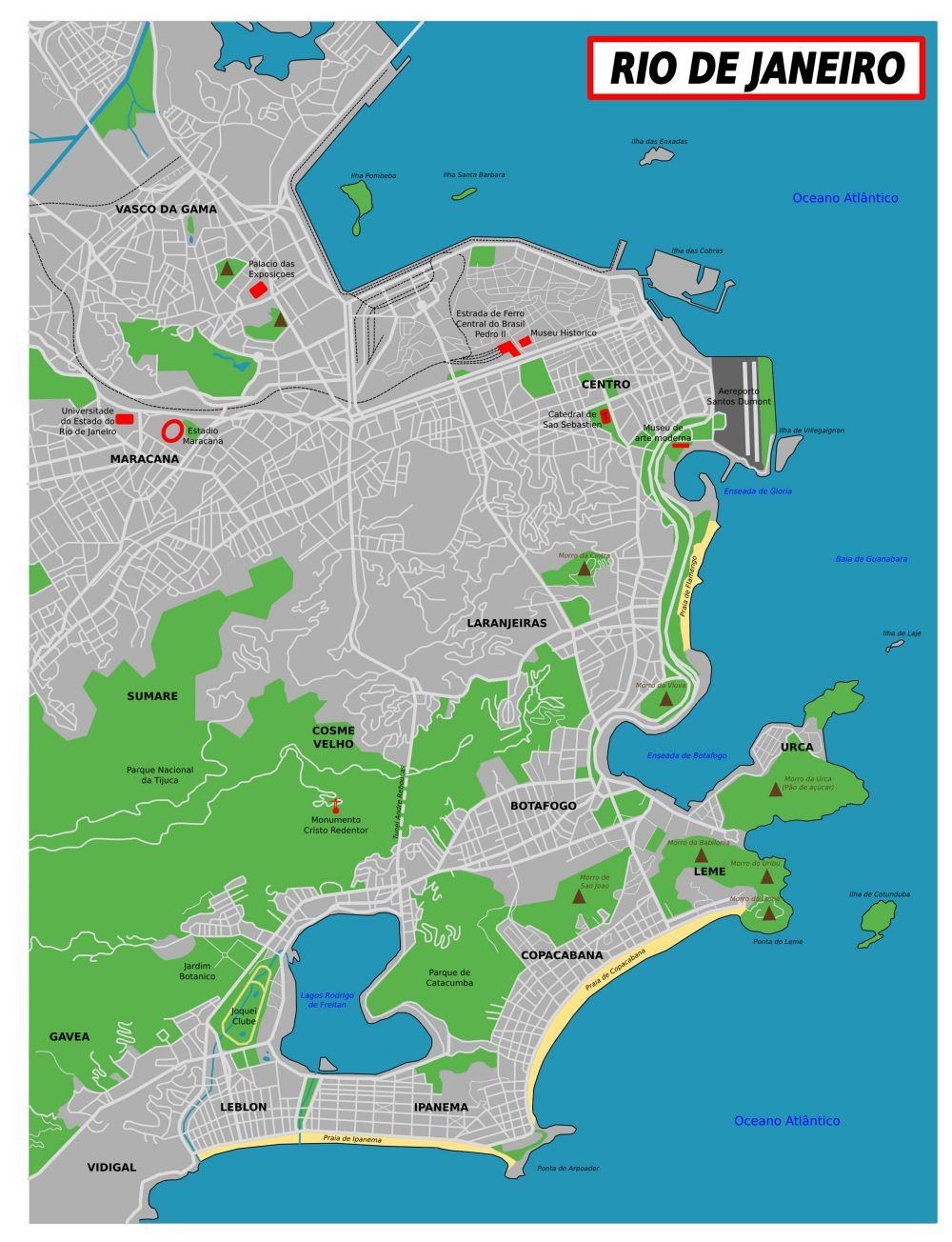 Rio de Janeiro - Karte
